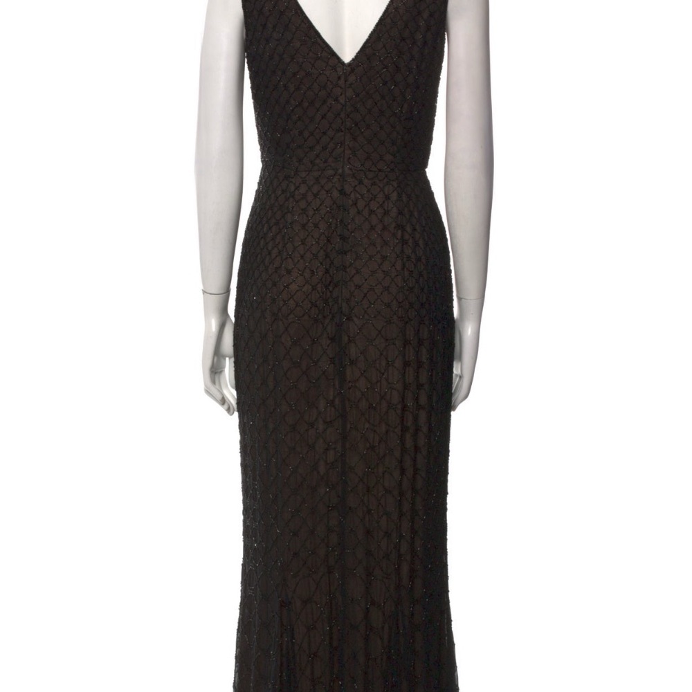 Rachel Gilbert Black Silk Evening Gown - Picture 3 of 3